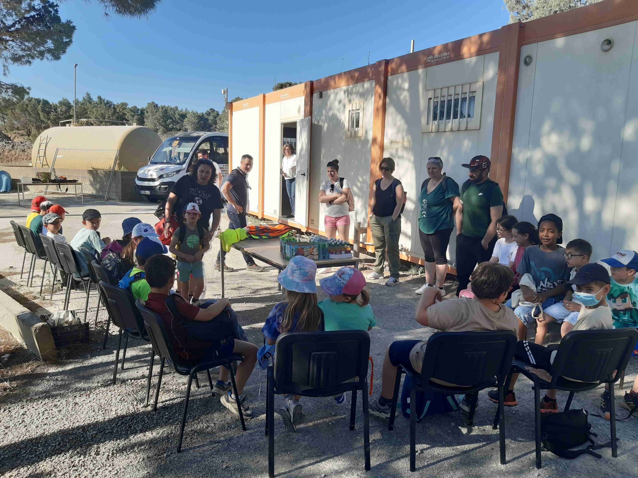 Visite pédagogique d’une carrière à Salses avec les élèves d’Opoul-Périllos